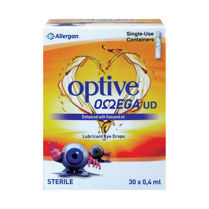 Optive Omega Ud Lubricant Eye Drops 30X0.4ml