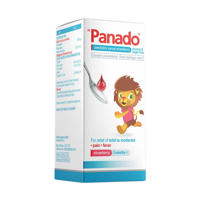 Panado Paediatric Strawberry Syrup 50ml