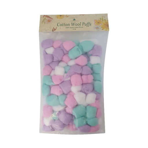 Pinnacle Cotton Wool Balls Coloured 100g