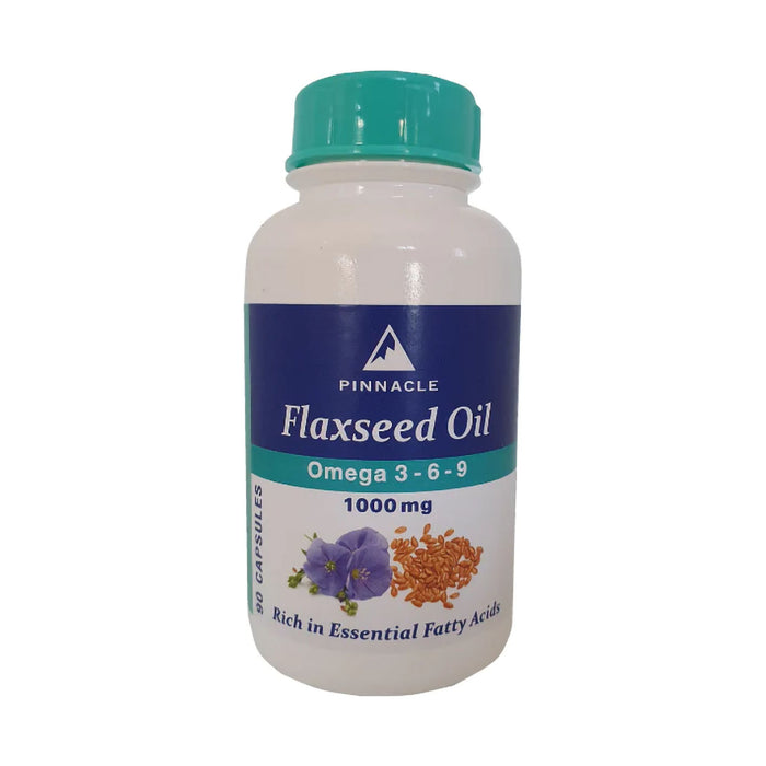 Pinnacle Flaxseed Oil 1000mg 90 Capsules