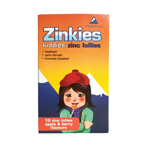 Pinnicale Zinkies Kids Lollies Apple & Berry 10 Lollies