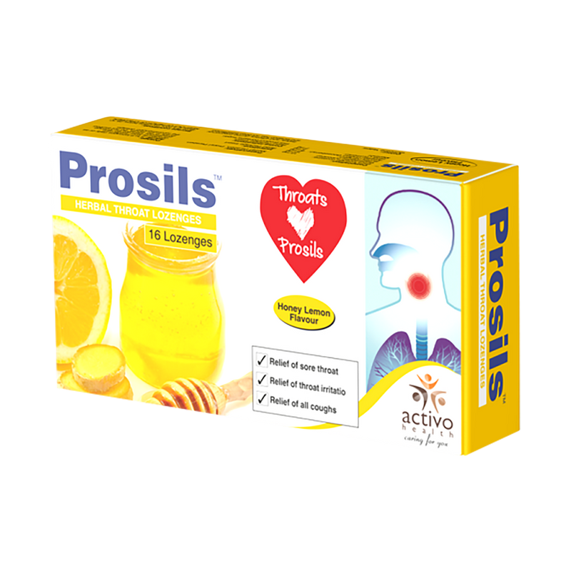 Prosils Throat Lozenges Honey & Lemon 16 Lozenges