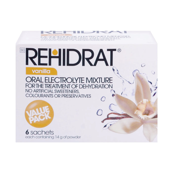 Rehidrat Electrolyte Mixture Vanilla 6 Sachets