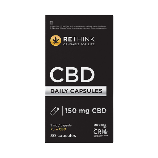 Rethink CBD Daily Capsules 150mg 30 Capsules