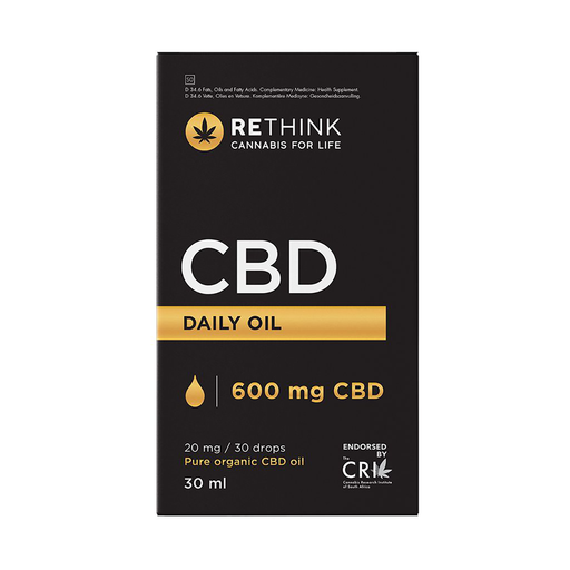 Rethink CBD Daily Oil 600mg 30ml