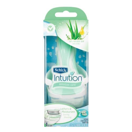 Schick Intuition Naturals Sensitive Care 4 Blades