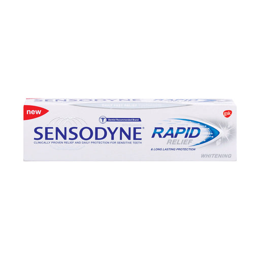 Sensodyne Toothpaste Rapid Relief Whitening 75ml