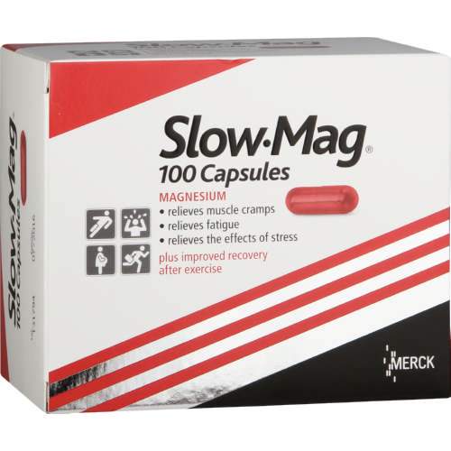 Slow-Mag Magnesium Supplement 100 Capsules