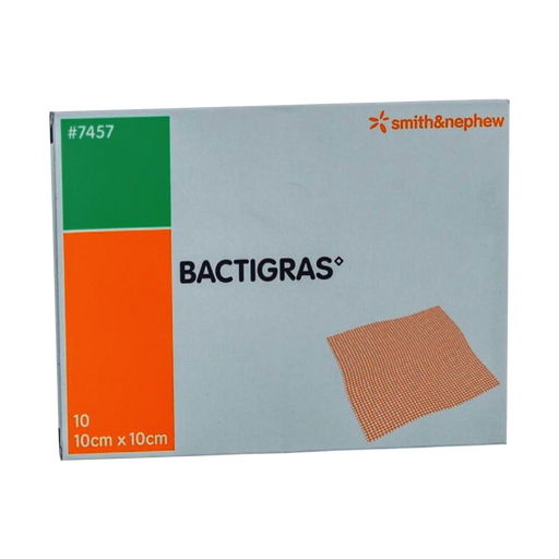 Smith & Nephew Bactigras 10cm x 10cm 10 unites