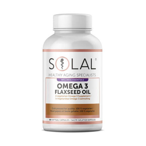 Solal Omega 3 Flaxseed Oil 60 Capsules