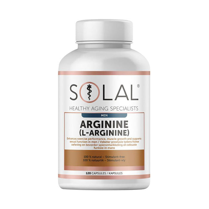 Solal Arginine L-Arginine 120 Capsules