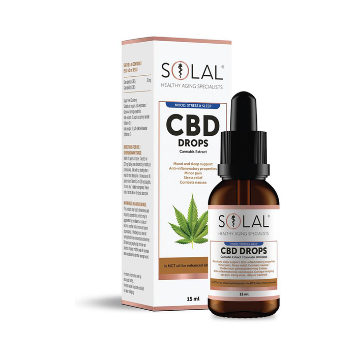 Solal CBD 600mg Drops 15ml