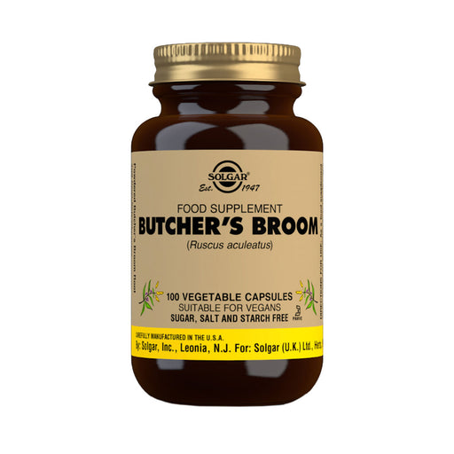 Solgar Butchers Broom 100 Veggie Capsules