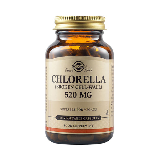 Solgar Chlorella 520mg 100 Veggie Capsules