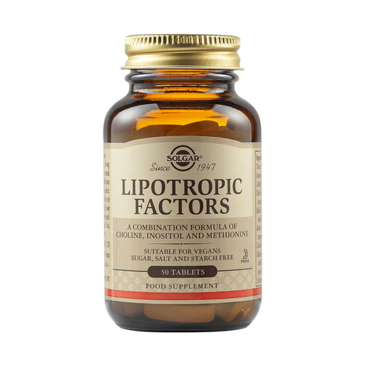 Solgar Lipotropic Factors 50 Tablets