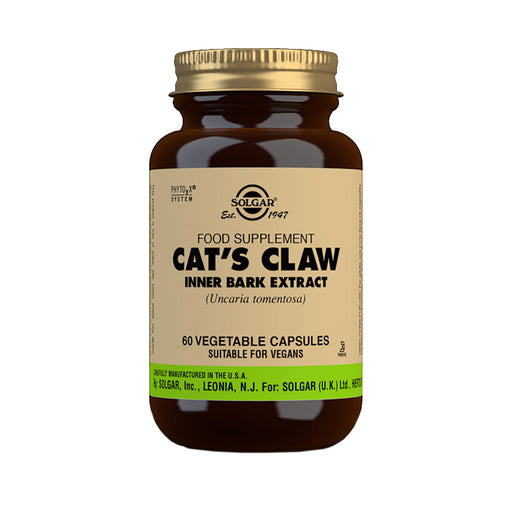 Solgar Cats Claw Inner Bark Extract 60 Veggie Capsules