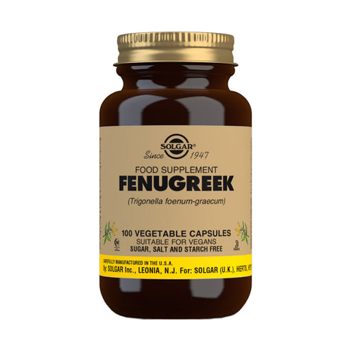 Solgar Fenugreek 520mg 100 Veggie Capsules