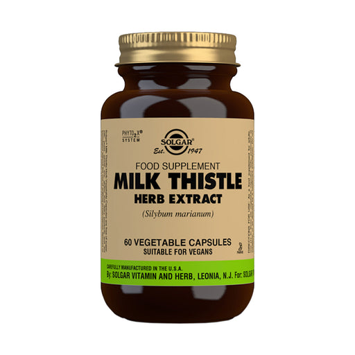 Solgar Milk Thistle Herb Extract 60 Veggie Capsules