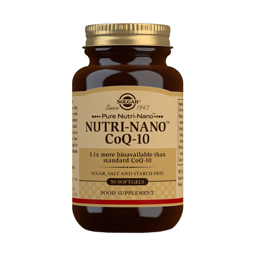 Solgar Nutri Nano Co-Q10 3.1x 50 Softgel Capsules