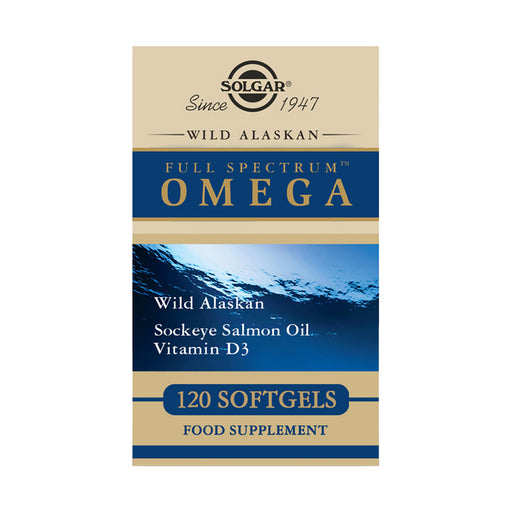 Solgar Wild Alaskan Full Spectrum Omega 120 Softgel Capsules