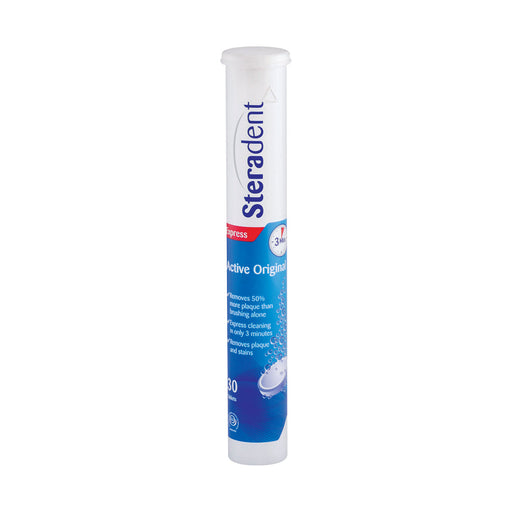 Steradent Active Plus Denture Cleaner 30 Effervescent Tablets