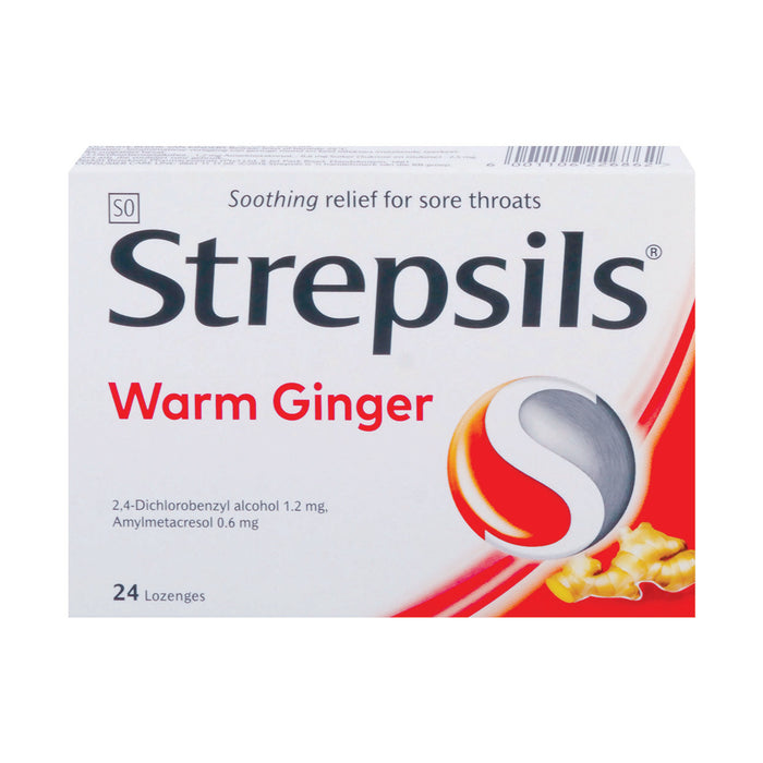 Strepsils Warm Ginger 24 Lozenges