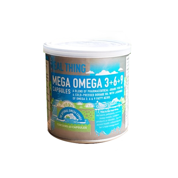 The Real Thing Mega Omega 3+6+9 60 Capsules