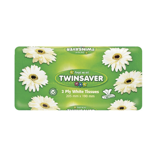 Twinsaver 2-Ply Facial Tissues Soft 90 Tissues