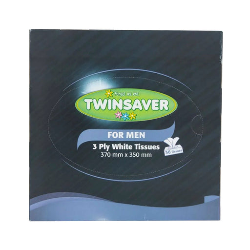 Twinsaver Facial Tissues Men 36