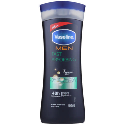 Vaseline Men Repairing Moisture Body Lotion Fast Absorbing 400ml