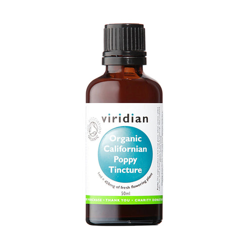 Viridian Organic California Poppy Tincture 50ml